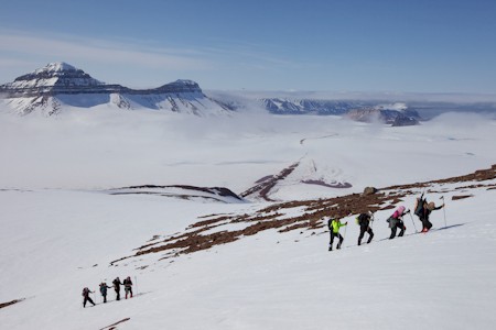 Skitrekking Newtontoppen, Spitsbergen.