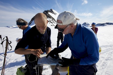 Skitrekking Newtontoppen, Spitsbergen.
