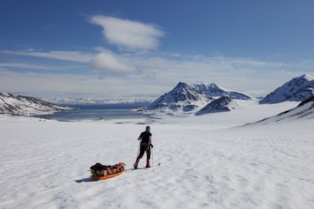 Skitrekking Newtontoppen, Spitsbergen.