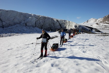 Skitrekking Newtontoppen, Spitsbergen.