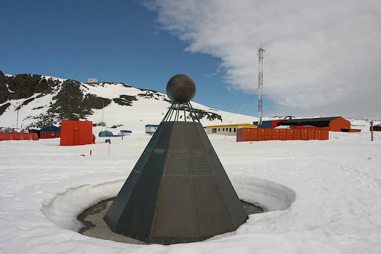 De Chileense basis Frei op King George.