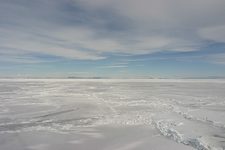 Immense ijsvlaktes in de Weddellzee.