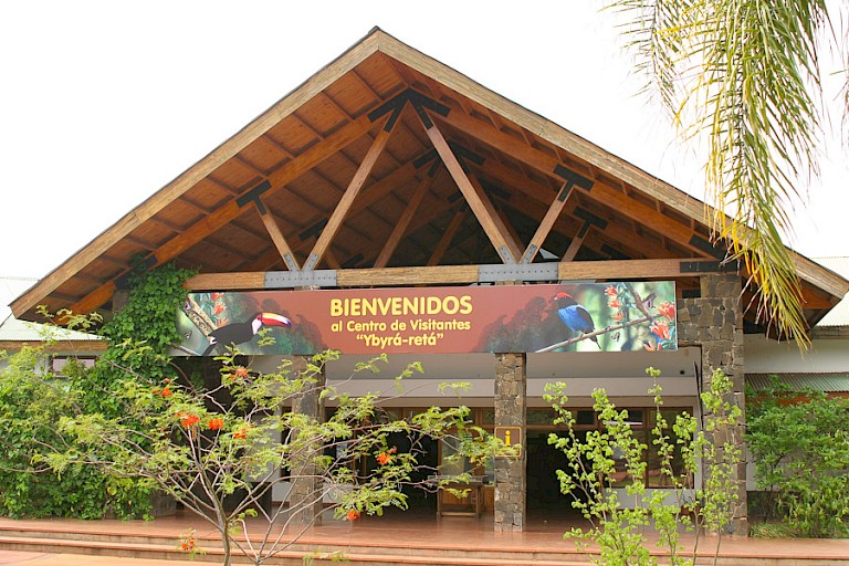 Het bezoekerscentrum van het NP Iguazú.