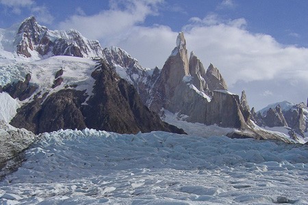 Fitz Roymassief. Reizen en reisformatie El Chaltén, Argentinië.
